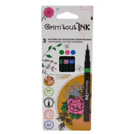 GRIMTOUT INK SET DE 3 COULEURS ASSORTIES COULEURS COMPLEMENTAIRES photo du produit