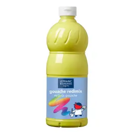 LB EDU REDIMIX GOUACHE LIQUIDE 1L JAUNE CITRON photo du produit