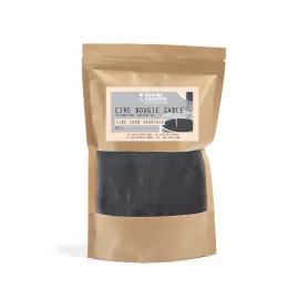 CIRE VEGETALE BOUGIE SABLE NOIR 400 GR photo du produit