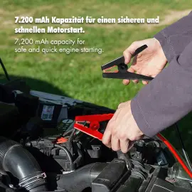 Booster de d&eacute;marrage 4-in-1, 7.200 mAh, noir - Logilink photo du produit