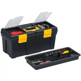 Bo&icirc;te &agrave; outils McPlus Promo 20, PP, noir/jaune - Allit photo du produit