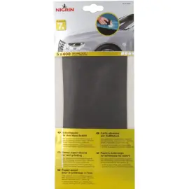 Papier &eacute;meri - pon&ccedil;age - grain P400 - Nigrin photo du produit