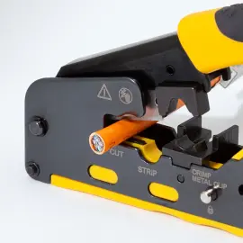 Pince &agrave; sertir pour CAT.5/CAT.6/CAT.6a/CAT.7/RJ11/RJ12 - Logilink professional photo du produit