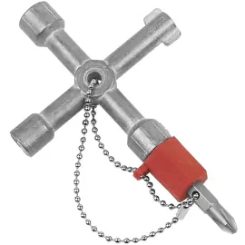 Mini-cl&eacute; en croix pour armoire &eacute;lectrique - Br&uuml;der mannesmann photo du produit