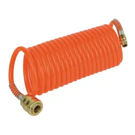 Tuyau spiral&eacute; pour air comprim&eacute;, 4,5 m - Br&uuml;der mannesmann photo du produit