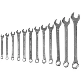 Jeu de cl&eacute;s &agrave; fourche, 12 pi&egrave;ces - Br&uuml;der mannesmann photo du produit
