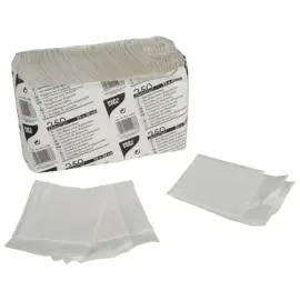 Serviettes pour distributeur, 250 x 300 mm, blanc - Papstar photo du produit