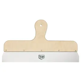 Couteau &agrave; enduire, inoxydable, 400 mm, manche en bois - Westex photo du produit
