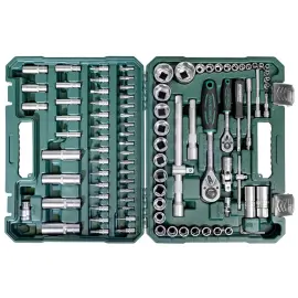 Jeu de douilles 1/4' + 1/2', 94 pi&egrave;ces - Br&uuml;der mannesmann photo du produit