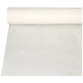 Nappe en papier, sur rouleau, blanc - Papstar photo du produit