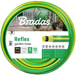 Tuyau d'arrosage REFLEX, 1/2', 50 m, vert/jaune - Bradas photo du produit