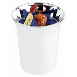 Poubelle de table / range-couverts TOP CHROME, blanc - Aps photo du produit