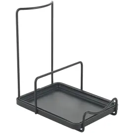 Support pour couvercle et cuill&egrave;re Tokyo LAVA, noir - Metaltex photo du produit
