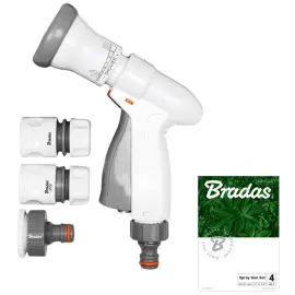 Kit de douchette de jardin SUPER SPRAY, gris/blanc - Bradas photo du produit