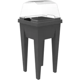 Mini-jardini&egrave;re 'VEG&Table' Aromatique, anthracite - Eda Fontaine photo du produit