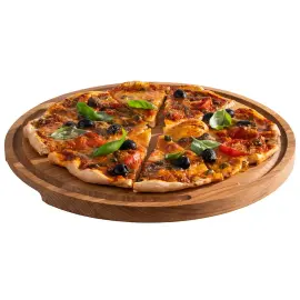 Planche de service &agrave; PIZZA, diam&egrave;tre: 340 mm, ch&ecirc;ne - Aps photo du produit