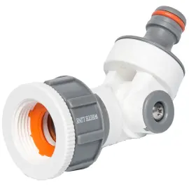 Nez de robinet articul&eacute; WHITE LINE,filetage int&eacute;rieur - Bradas photo du produit