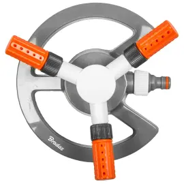 Arroseur &agrave; 3 branches WHITE LINE, gris/blanc/orange - Bradas photo du produit