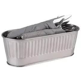 Corbeille &agrave; couverts UTENSILO, acier inoxydable, blanc - Aps photo du produit
