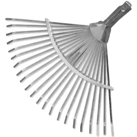Balai &agrave; feuilles r&eacute;glable sans manche, en aluminium - Bradas photo du produit