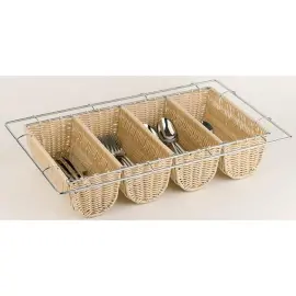 Range-couverts BUFFET GN 1/1, 4 compartiments, beige - Aps photo du produit