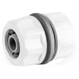 Connecteur de tuyau WHITE LINE, 3/4', blanc - Bradas photo du produit