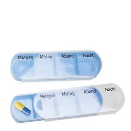 Pilulier 7 jours, en plastique, blanc/bleu - Lifemed photo du produit