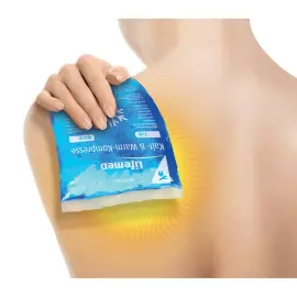 Compresse chaud/froid, 290 x 120 mm, bleu - Lifemed photo du produit