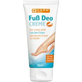 Cr&egrave;me d&eacute;odorant pour les pieds, tube de 100 ml - Haro photo du produit