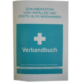 Carnet de premiers secours LEINA, format A5, couleur : blanc/vert - Leina-Werke photo du produit