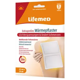 Patch chauffant, 190 x 130 mm, blanc - Lifemed photo du produit