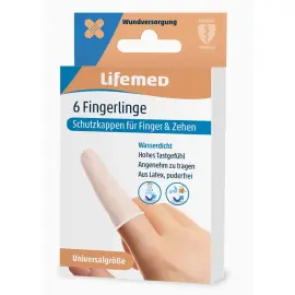 Doigtier, taille unique, transparent - Lifemed photo du produit