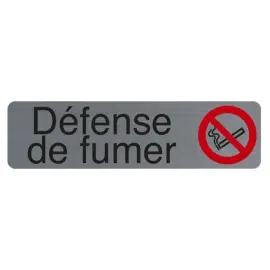 Plaque de signalisation 'D&eacute;fense de fumer' - Exacompta photo du produit