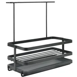 Rangemment pour &eacute;vier Tokyo LAVA, noir mat - Metaltex photo du produit