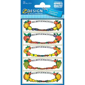 Etiquettes pour m&eacute;nage 'Obst' - Avery Zweckform photo du produit