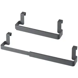 Porte-serviette Flex-Bar, extensible, gris - Metaltex photo du produit