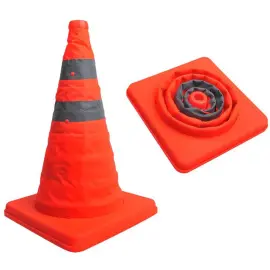 C&ocirc;ne de signalisation, pliable - Iwh photo du produit