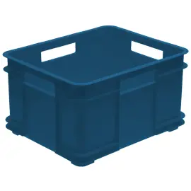 Caisse de rangement Euro-Box XL 'bruno eco', bleu - Keeeper photo du produit