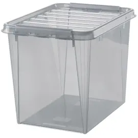 Bo&icirc;te de rangement COLOUR, 46 litres, gris - Smartstore photo du produit