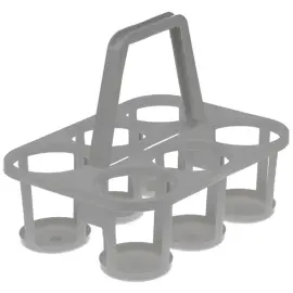 Porte-bouteilles 'paco', 6 compartiments, graphite - Keeeper photo du produit