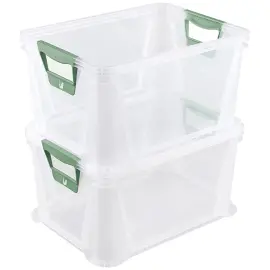 Bo&icirc;te de rangement 'luis', 45 L, transparent - Keeeper photo du produit