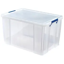 Bo&icirc;te de rangement ProStore, 85 litres, transparent - Fellowes photo du produit