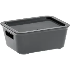 Bo&icirc;te de rangement Bella, 1,18 litre, anthracite - Cep photo du produit