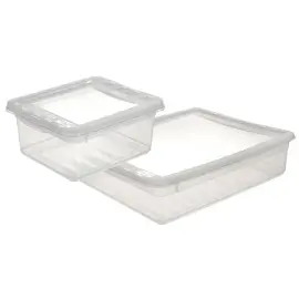 Bo&icirc;te de rangement 'bea', 5,6 L, PP, transparent - Keeeper photo du produit