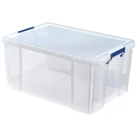Bo&icirc;te de rangement ProStore, 70 litres, transparent - Fellowes photo du produit