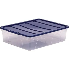 Fellowes Bo&icirc;te de rangement BANKERS BOX, 12 L, transparent photo du produit