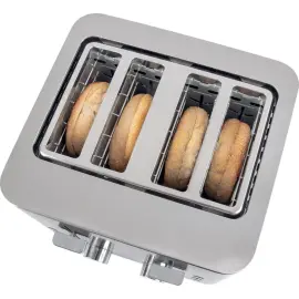 Grille-pain 4 tranches PC-TA 1252, acier inox - Profi Cook photo du produit