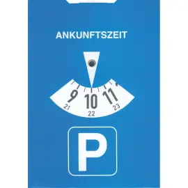 Disque de stationnement, en carton, bleu - Rnk Verlag photo du produit