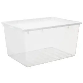 Bo&icirc;te de rangement BASIC BOX, 80 litres - Plast Team photo du produit