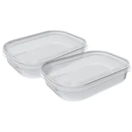 Set de 2 bo&icirc;tes de cong&eacute;lation Helsinki, 0,7 L - Plast Team photo du produit